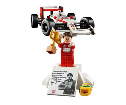 LEGO Icons McLaren MP4/4 & Ayrton Senna Minifiguur Modelmotorstel – Boubare F1 McLaren-stel