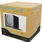 Rockville APM10B Active Studio Subwoofer in Black, 10"", 400W, MDF Wood, RCA/XLR/Optical, Front-Firing Port