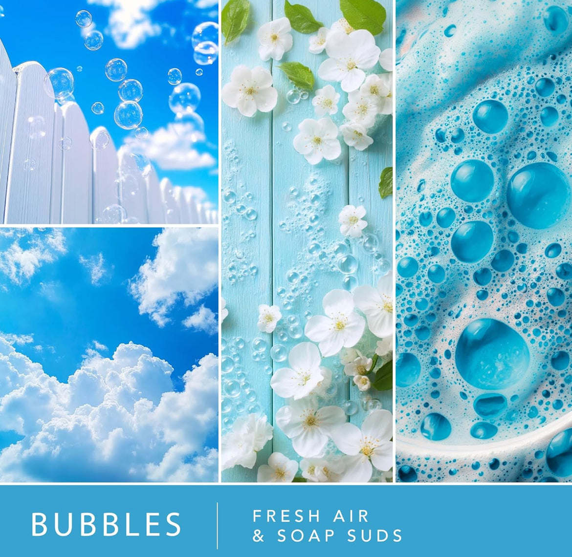 ScentSationals Bubbles Fragrance Oil Plug In Air Freshener Refills 3-Pack - Works w/ Scentsationals Wall Plugs - Packaging May Vary