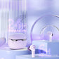 Black Shark Wireless Earbuds w/ LED Light, 45ms Ultra Low Latency - IPX5 Waterproof - Purple