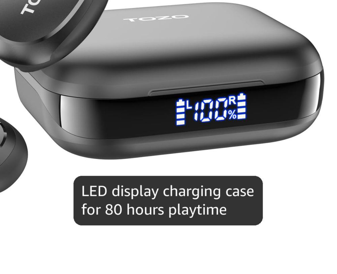 Open Ear Earbuds Bluetooth, AI Translation w/ Real-Time 100+ Languages Translation - Black