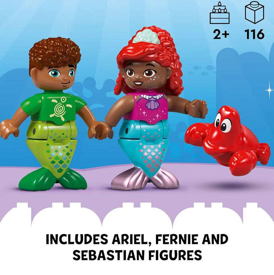 LEGO DUPLO Disney Ariël se Magiese Onderwaterpaleis Boustel - Die Klein Meerkat Speelding