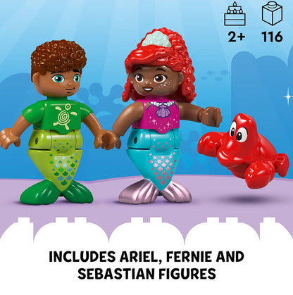 LEGO DUPLO Disney Ariël se Magiese Onderwaterpaleis Boustel - Die Klein Meerkat Speelding