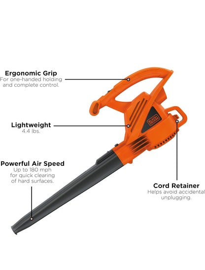 BLACK+DECKER Elektriese Blaasmasjien, 7-Amp (LB700)