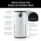Shark Air Purifier for Home Large Room, Clean Sense Technology 1000 Sq Ft Dust, Allergens