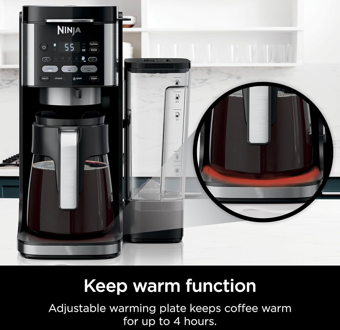 Ninja Drip Coffee Maker DualBrew Pro Hot & Iced Coffee Machine- Black (CFP101)