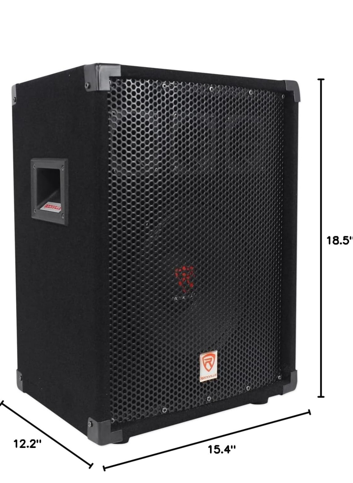 Rockville (2) RSG10 10 400 Watt 2-Way 8-Ohm Passive DJ/Pro Audio PA Speaker BUNDLE