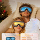 Limited Edition Eye Massager w/ Heat and Cooling Eyeris 3 Voice Control, Eye Care Sleep Mask - Silver
