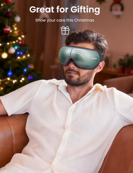 Eye Massager with Heat, Eye Mask for Migraine, Smart Sleep Mask for Dry Eyes Relax, Reduce Strain