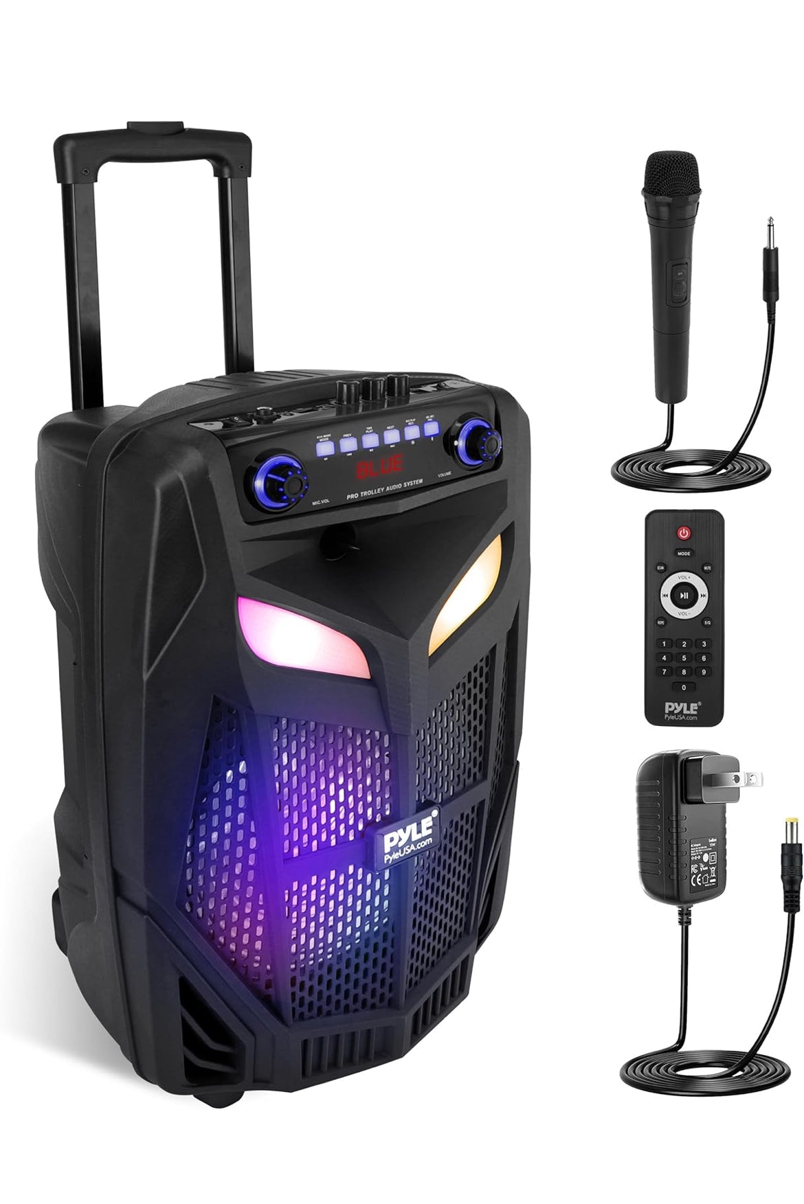 Draagbare Bluetooth-luidsprekerstelsel Harde 800W 12" Subwoofer, En Koordlose Mik, PA-luidspreker Is Koordloos En Sluit Wiele & 4 Uur Batterylewe in