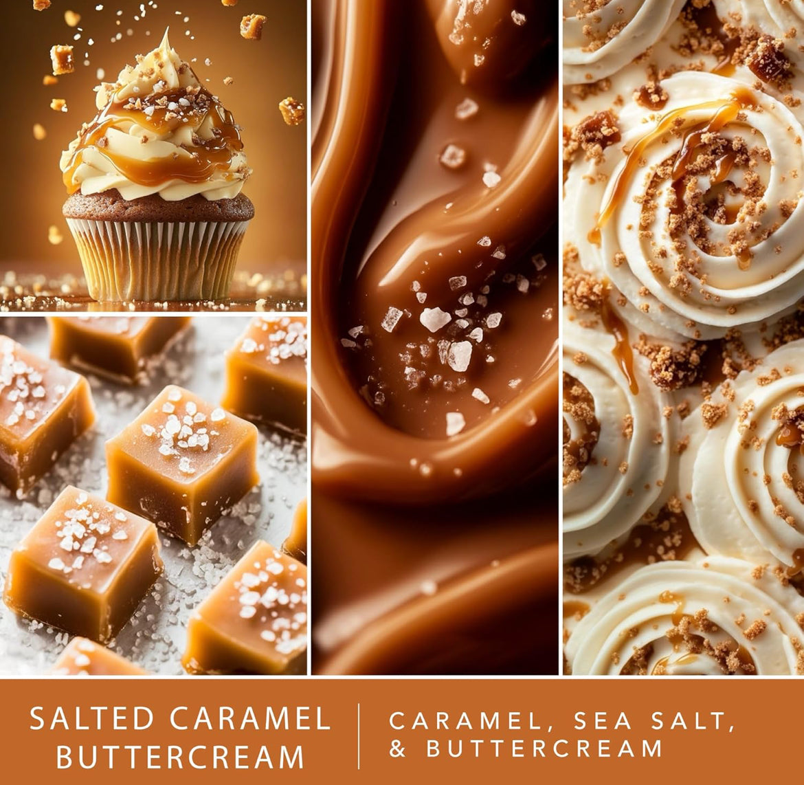 Scentsationals Fall Wax Melts Home Sweet Home - Cinnamon Apples, Salted Caramel Butter Cream & Farmhouse Cookies, 10oz (24 Cubes)