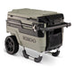 Heavy Duty Insulated Cooler Trailmate Journey 70qt Wheeled Cooler  - Insulated Hard Shell Ice Chest (Olive)