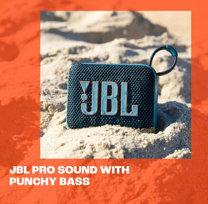 JBL Go 4 - Ultra-draagbare, Waterdigte en Stofdigte Bluetooth-luidspreker, Groot Pro Klank met Kragtige bas, 7-uur Ingeboude Battery, Gedeeltelik Gemaak van Herwonne Materiale (Rooi)
