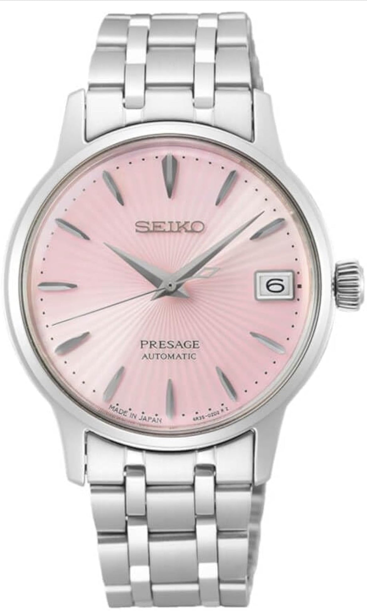 Seiko Outomatiese Horlosie vir Mans - Presage Versameling - met Datumkalender - 50M Waterbestand