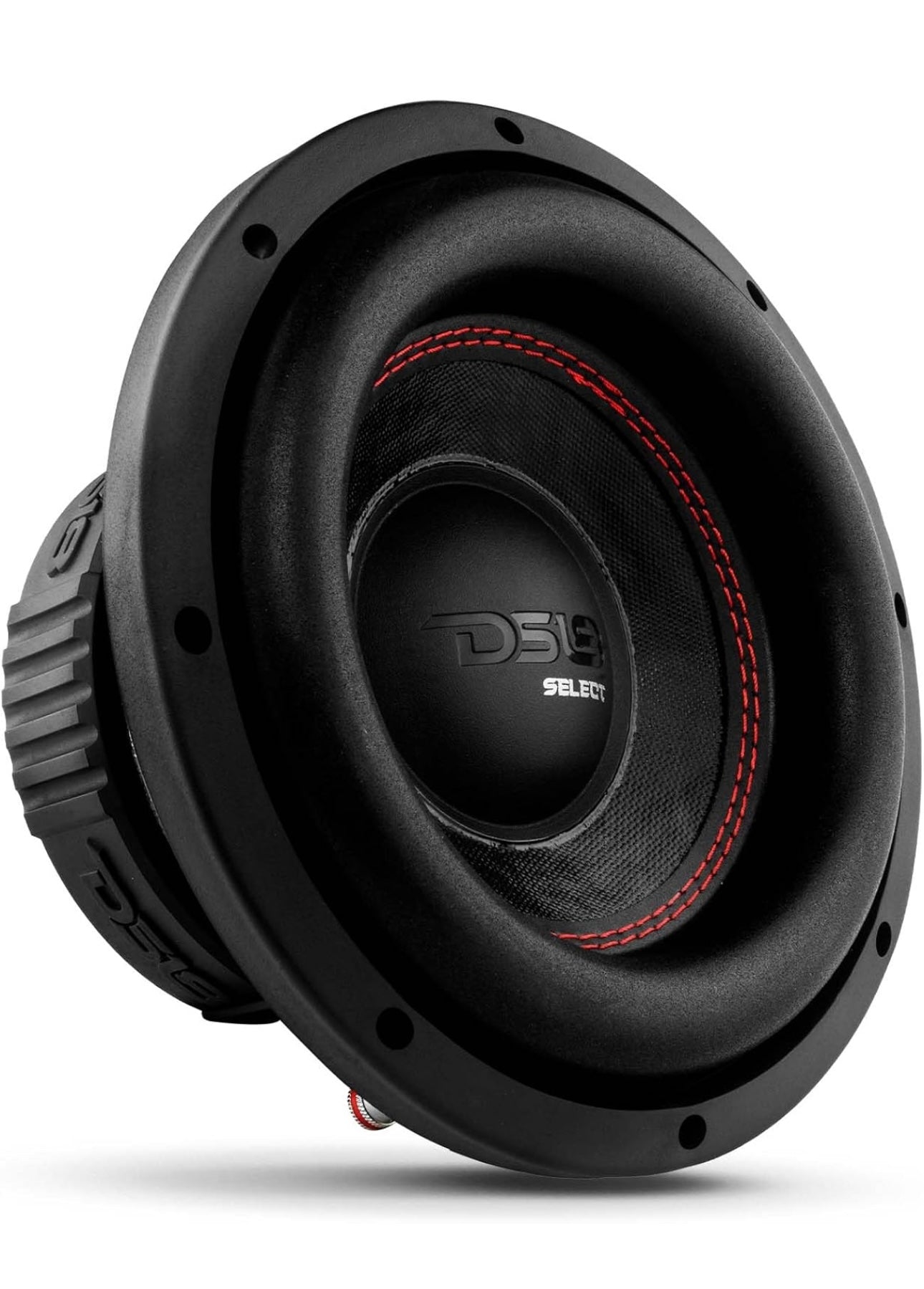 DS18 SLC-8S Subwoofer in Black - 8-Inch Speaker, 400W Max Power 4 Layer Voice Coil, 4 Ohm Impedance (1 PC)