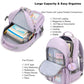 Backpack for Girls, 15.6 Inch Laptop School Bag Kids Kindergarten Elementary College Backpacks Large Bookbags for Teen Girl Women Students Casual Travel Daypacks (Purple)