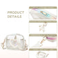 Clear Crossbody Bag for Women Girls Kids Purse Toddlers Shoulder Messenger Handbags Transparent Bags Wallet Pouch