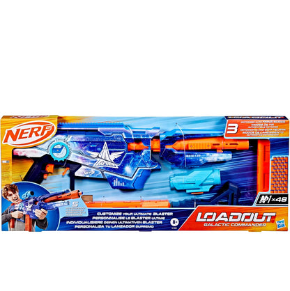 Nerf Loadout Galactic Commander Motorized Blaster, 3 Firing Modes, 3 Attachment Accessories, 48 Nerf N1 Darts, Kids Toys & Gifts, Ages 8+
