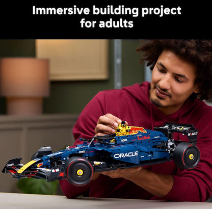 LEGO Technic Oracle Red Bull Racing F1-renmotorstel – Boustel met Realistiese Kenmerke