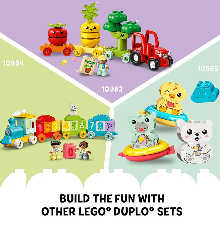 LEGO DUPLO My First Animal Train Boustel en Perdspeelding met 4 Dierfigure
