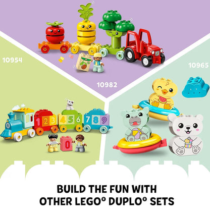 LEGO DUPLO My First Animal Train Boustel en Perdspeelding met 4 Dierfigure