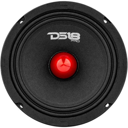 DS18 PRO-GM6.4B Middelafstand 6.5 Duim 480W Maks, 4 Ohms Premium Kwaliteit Luidspreker (1 ST)
