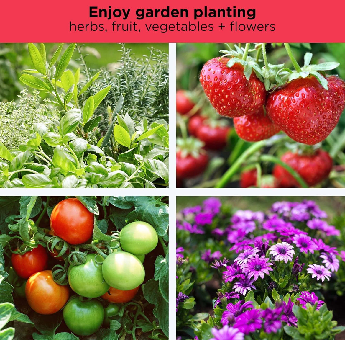 BLACK+DECKER Verhoogde Tuinbed, Planter vir Buitelugplante, Maklike Samestelling, 91 cm.