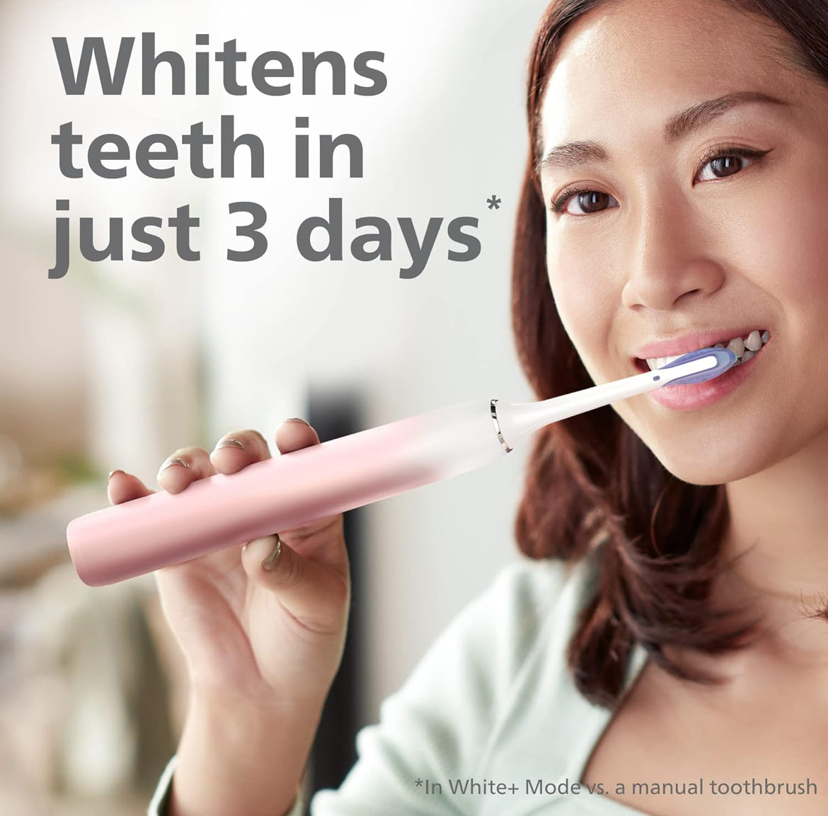 PHILIPS Sonicare 9000 Special Edition Rechargeable Toothbrush - Pink/White (HX9911/90)