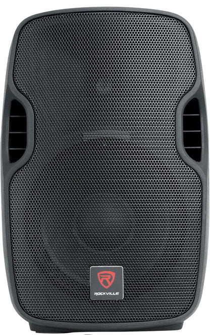 Rockville BPA10 10" 400W Aktiewe PA DJ Luidspreker met Bluetooth, XLR, 1/4", RCA, 1/8" Insette, USB/SD Musiekspeler, Diep Bas, Afstandsbediening Ingesluit