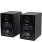 Rockville APM8B Powered USB Studio Monitor Speaker Pair in Black, 8", 2-Way, 500W, EQ, MDF Wood, RCA/XLR