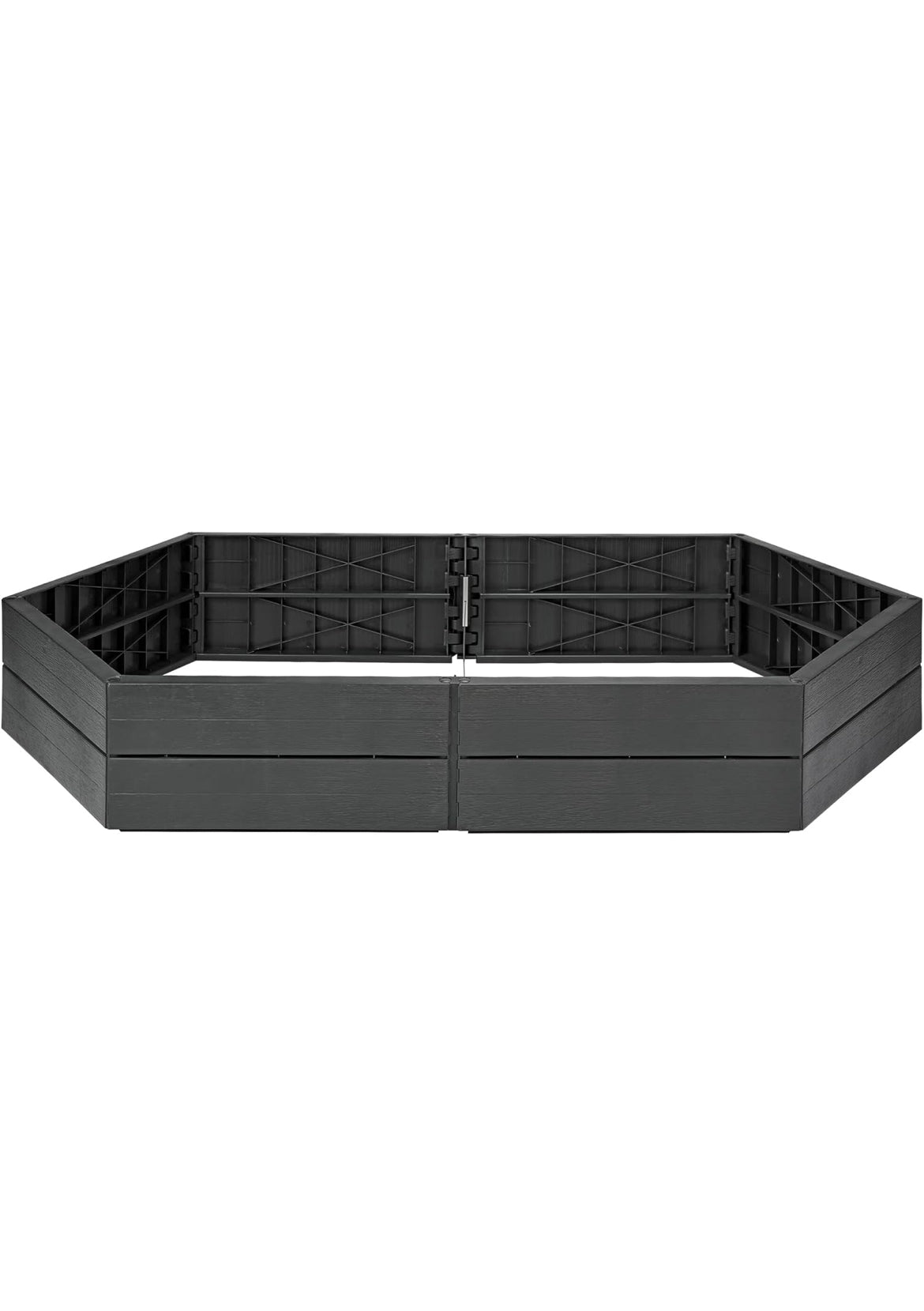 BLACK+DECKER Verhoogde Tuinbed, Planter vir Buitelugplante, Maklike Samestelling, 91 cm.