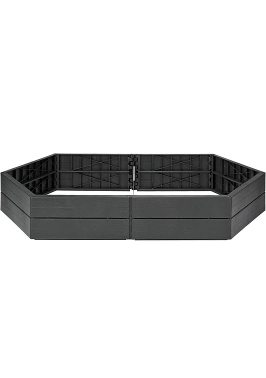 BLACK+DECKER Verhoogde Tuinbed, Planter vir Buitelugplante, Maklike Samestelling, 91 cm.