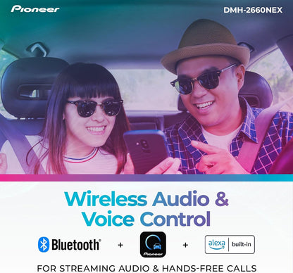 Pioneer DMH-2660NEX 6.8" Capacitive Touchscreen Double Din Car Stereo
Digital Multimedia Receiver, Wired Apple CarPlay & Android Auto, Amazon Alexa, Bluetooth, Backup Cam, HD Radio, Hi-Volt RCA