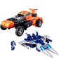 TRANSFORMERS Age of The Primes Wreck 'n Doom Collection 2-Pack, 7.5-Inch Autobot Sandstorm and 5.5-Inch Slugslinger Action Figures, Robot Toys, 8+