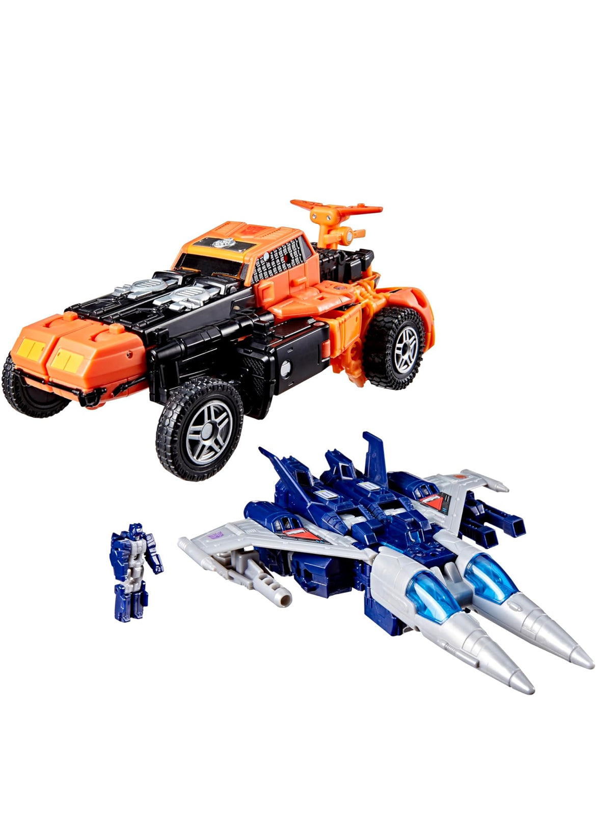 TRANSFORMERS Age of The Primes Wreck 'n Doom Collection 2-Pack, 7.5-Inch Autobot Sandstorm and 5.5-Inch Slugslinger Action Figures, Robot Toys, 8+