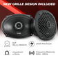 DS18 PRO-ZT69 6x9 Inches Pro Audio Coaxial Midrange Speakers with Built-in Bullet Tweeter, 4-Ohms