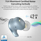 Golden X1 Wireless Earbuds Balanced Armature Driver and Hybrid Dynamic OrigX Pro, LDAC & Hi-Res Audio Wireless, Noise Cancellation - Blue