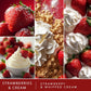 Scentsationals Wax Melts, Wax Cubes Strong Scent - Strawberries & Cream - Long Lasting 10oz (Pack of 4)