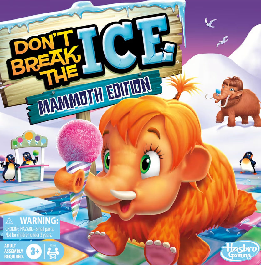 Hasbro Gaming Don’t Break The Ice Mammoth Edition Board Game - Ages 3 and Up - 2 to 4 Players