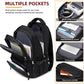 Laptop Backpack for Women Men 17 Inch , Anti Theft Carry on Travel Backpacks, Water Resistant College Bookbag Large Kids School Bag for Teens Boys Girls Business Work Back Pack Casual Daypack Black