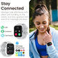 S4 One Smart Watch 1.78" Ultra-Clear Screen Call/Answer Fitness Tracker, Sleep Monitor IP68 Waterproof for iOS 11.0+ Android 9.0+ (Silver)