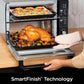 Ninja DCT401 12-in-1 Double Oven with FlexDoor, Flavor Seal & Smart Finish, Rapid Top Convection and Air Fry Bottom - Stainless Steel