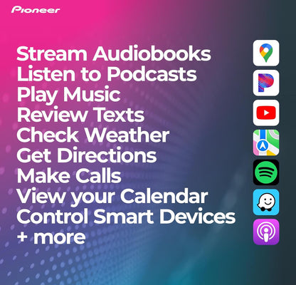 Pioneer DMH-WC5700NEX 6.8" Touchscreen Modular Chassis Car Stereo
Digital Multimedia Receiver, Wireless Apple CarPlay & Android Auto, Amazon Alexa, Bluetooth, FLAC, Backup Cam, Hi-Volt RCA