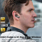 NC20 Pro Active Noise Cancelling Wireless Earbuds with Smart Touch Screen, LDAC Hi-Res Audio, Stereo Bass, 6 Mics AI Call Ear Buds, 80H Playtime, IPX8 Waterproof (Titanium Black)