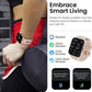 S4 One Smart Watch 1.78" Ultra-Clear Screen Call/Answer Fitness Tracker, Sleep Monitor IP68 Waterproof for iOS 11.0+ Android 9.0+ (Rose Gold)