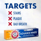 ARM & HAMMER Advance White Toothpaste Stain Defense, Fluoride - Clean Mint Flavor, 6.0 Oz (Pack of 4)
