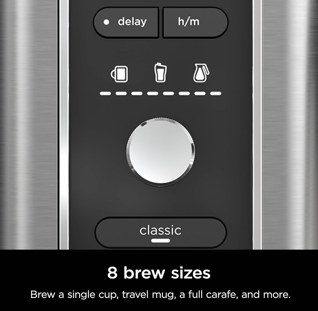 Ninja Hot & Iced XL Coffee Maker with Rapid Cold Brew, 4 Brew Styles - Permanent Filter -Removable Reservoir - Black CM371