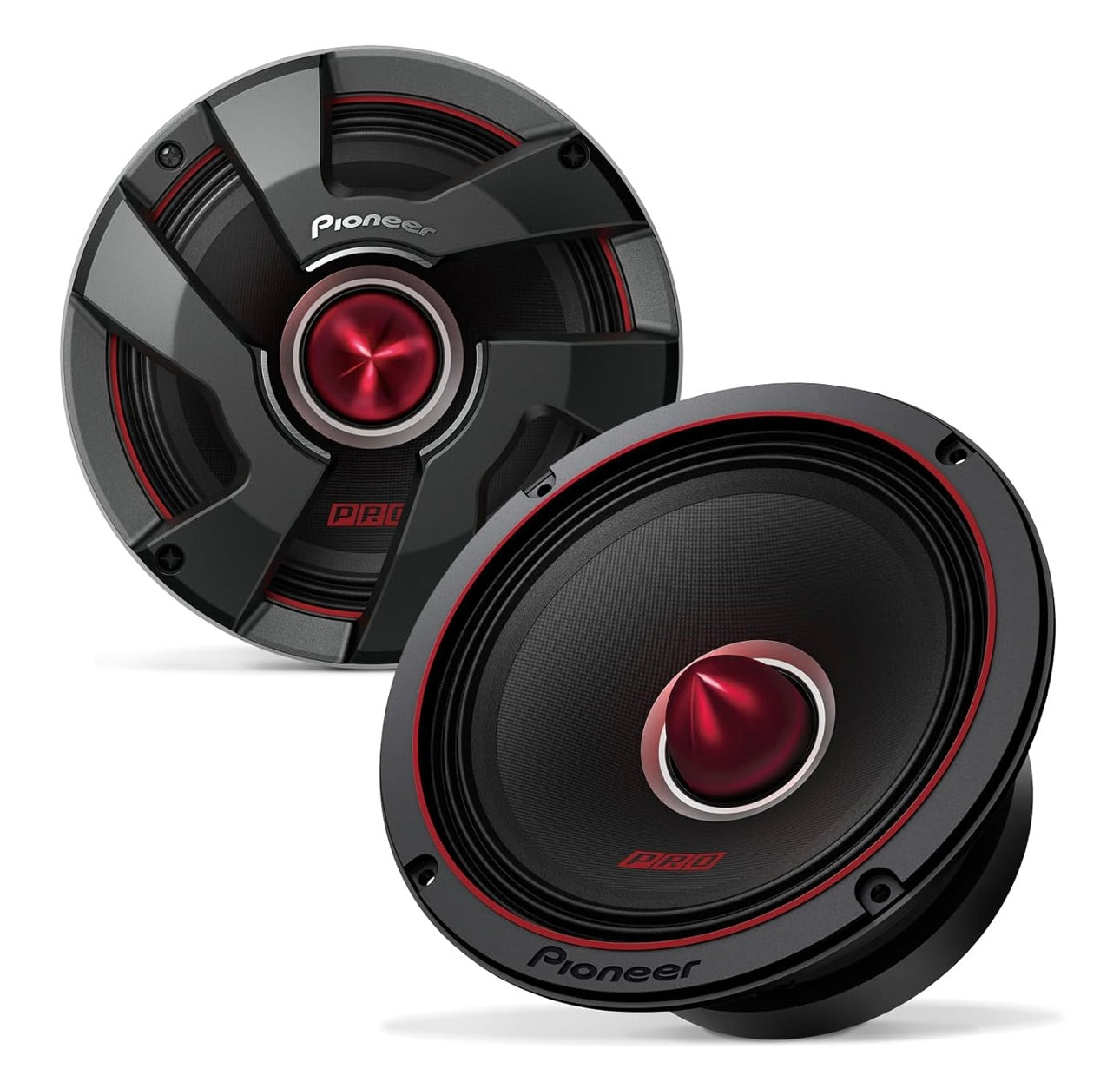 Pioneer TS-M651PRO, Oudio Luidsprekers vir Motors, Volreeks, Helder Klankgehalte, Maklike Installasie en Verbeterde Bassweergawe, 6-1/2” Luidsprekers
