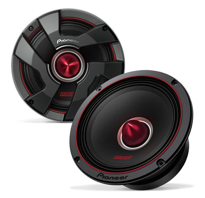 Pioneer TS-M651PRO, Oudio Luidsprekers vir Motors, Volreeks, Helder Klankgehalte, Maklike Installasie en Verbeterde Bassweergawe, 6-1/2” Luidsprekers