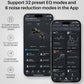 Golden X1 Wireless Earbuds Balanced Armature Driver and Hybrid Dynamic OrigX Pro, LDAC & Hi-Res Audio Wireless, Noise Cancellation - Blue